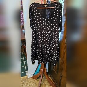 Black and White Polka Dot Dress